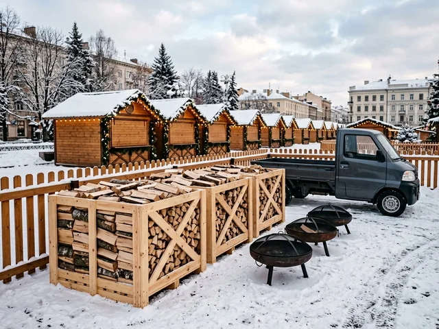 Дрова для ярмарок и городских праздников в Верее